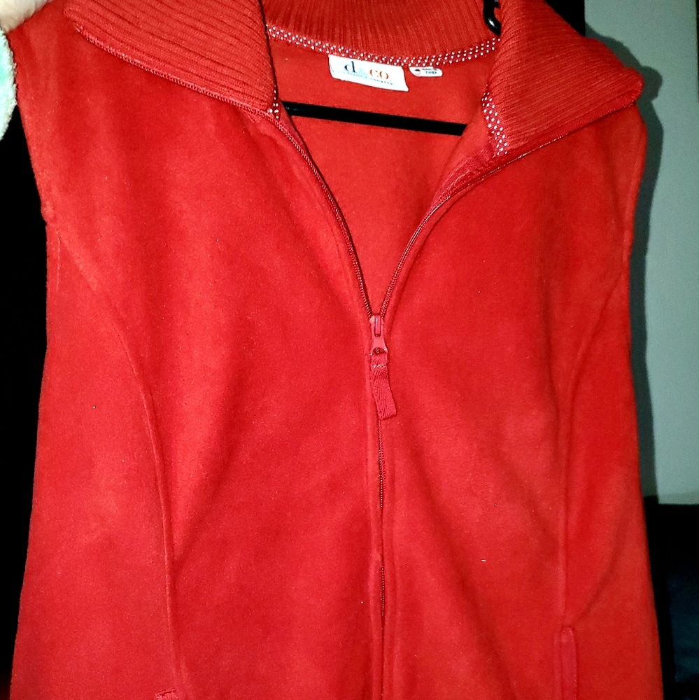 NWOT Denim Co. Super soft zip up vest